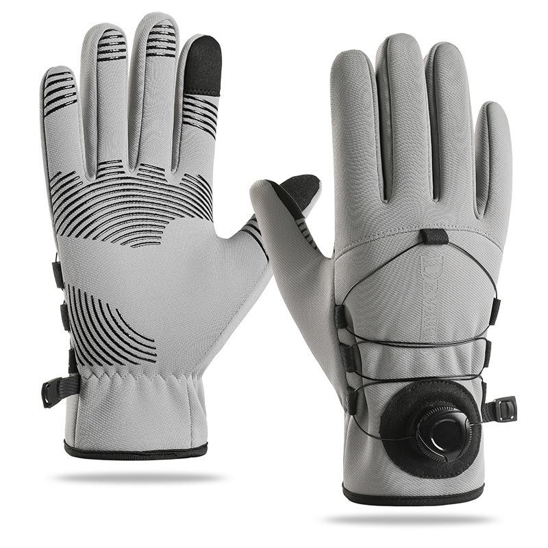 Winter Cycling Gloves Warm Waterproof Windproof Unisex with Touchscreen for Outdoor Riding Skiing Running Bycicle Accessories