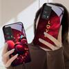 Яркая Пламенная Роза Для Motorola Moto Edge 20 Lite 30 Pro 40 Neo 50 Ultra G14 G22 G24 Power 34 G35 X30 Pro Стеклянный Чехол Для Телефона