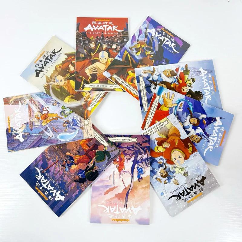 Avatar: The Last Airbender Season 1+ 2 English Picture Book American Comics Action Comedy Fantasy 18 Books