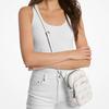 MICHAEL KORS Jet Set Coated Canvas Crossbody Bags Medium Women's White 35T5STVC2I-OPTIC WHITE