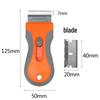 Multi-Functional Retractable Scraper with Metal Blade for Phone Screen Cleaning and Grout Cutting