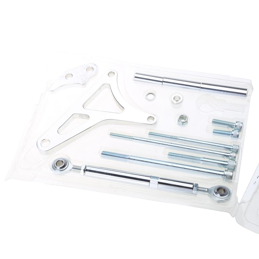 Polished Aluminum Alternator Bracket Kit for Small Block SBF 289 302 5.0L Billet Mounting Generator Bracket Accessories