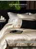 Premium all cotton high count high-density embroidered satin four piece set - Zhiyi