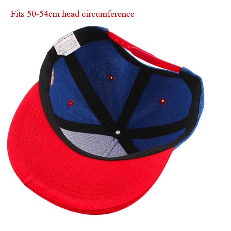 Boys Girls Spiderman Adjustable Snapback Hat Superhero Anime Cartoon Baseball Cap Spider Web Headwear Halloween Christmas Gifts