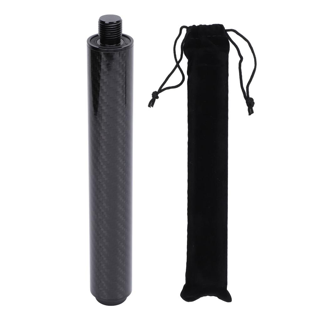 8-дюймовый удлинитель для бильярдного кия из углеродного волокна с резиновым наконечником для бильярда