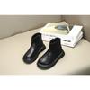Fashion Retro Children's Leather Boots Spring and Autumn Baby Short Boots Casual Simple Children's Boots