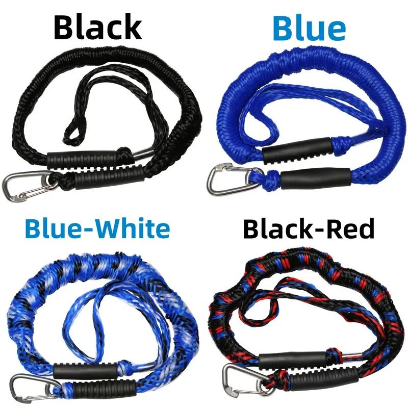 2/1PCS Dock Lines Elastic Marine Rope Bungee Cords Shock Ties for Kayak Watercraft Jet Ski Pontoon Canoe Power Boat Accessories