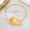 Exaggerated Calla Lily Choker Gold Color Clavicle Chain Fashion Open Choker Necklace  Gifts