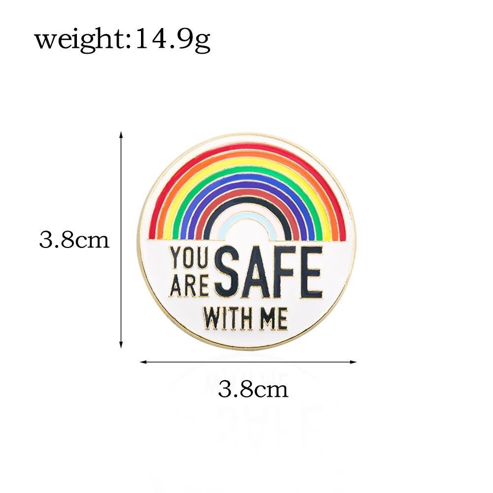 Humorous Your Did It Meme Star Enamel Pin You Are Safe With Me Lapel Pin Safety Pin Brooches  Men