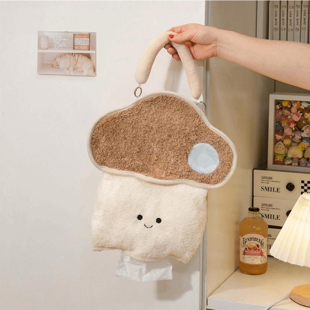 Top Handle Hanging Tissue Bag Cloud-shaped Wall Hanging Napkin Dispenser  Travel