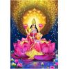 Diy 3d Cross Stitch Diamond Painting Goddess Lakshmi Full Drill Round Round Diamond Embroidery Mosaic Hind God Decor