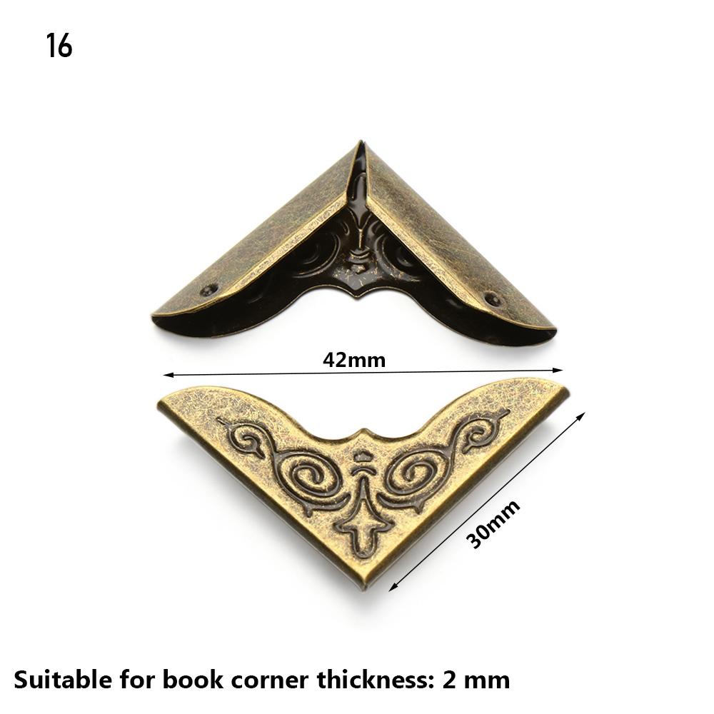 Поделки Украшение книг Меню Защитные уголки для книг Аксессуары для скрапбукинга Металлические уголки Фотоальбомы