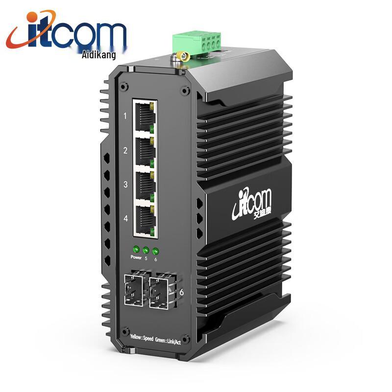 Промышленный гигабитный оптоволоконный Ethernet-коммутатор itcom