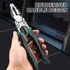 Multipurpose 9" Locking Pliers Wire Stripper for Stripping,Cut Iron Wire, Pull Wire High Strength Electrician Decoration