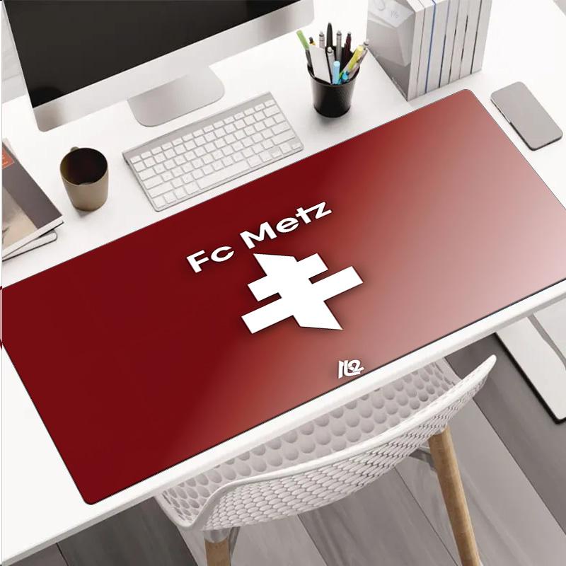 Metz Football Club Mouse Pad, Rubber Base, Mouse Pad for Gamers and Office Use, Gaming Desk , Easy To Clean Mat Christmas fan gifts