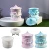 DIY Crafts Carousel Storage Box Mold 3D Candle Cup Molds Epoxy Cement Mould  Home Living Room