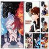 Чехол для телефона My Hero MHA Тодороки Шото для Samsung Galaxy S26 S24 S23 Ultra S25 Edge S22 S21 Plus S20 FE + Мягкий чехол с принтом Funda