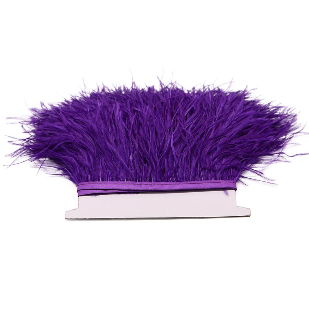 Feather1M 5M 10M 8-10см Черно-белые Страусиные Перья Тесьма Лента Многоцветные Перья для Шитья Перьевых Поделок Украшения Платья Одежды