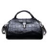 Genuine Leather Women's Stylish Bag Women's One-shoulder Handbag with Top Layer Cowhide Crocodile Crossbody Bag