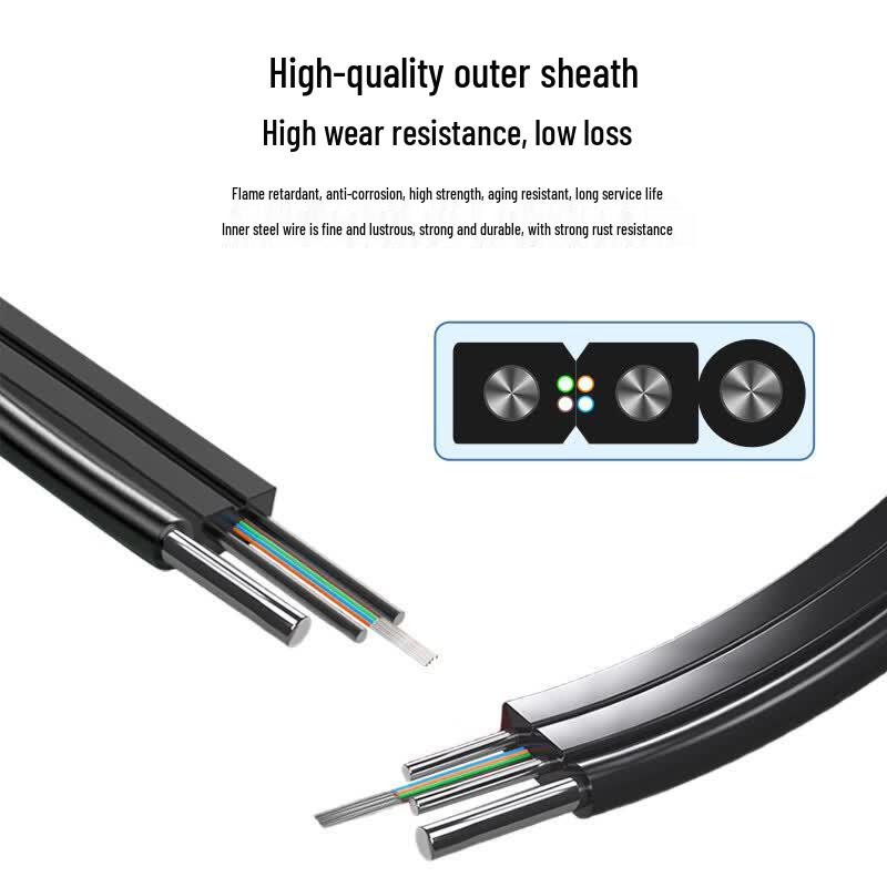 SNIT Outdoor 4-Core Fiber Optic Drop Cable