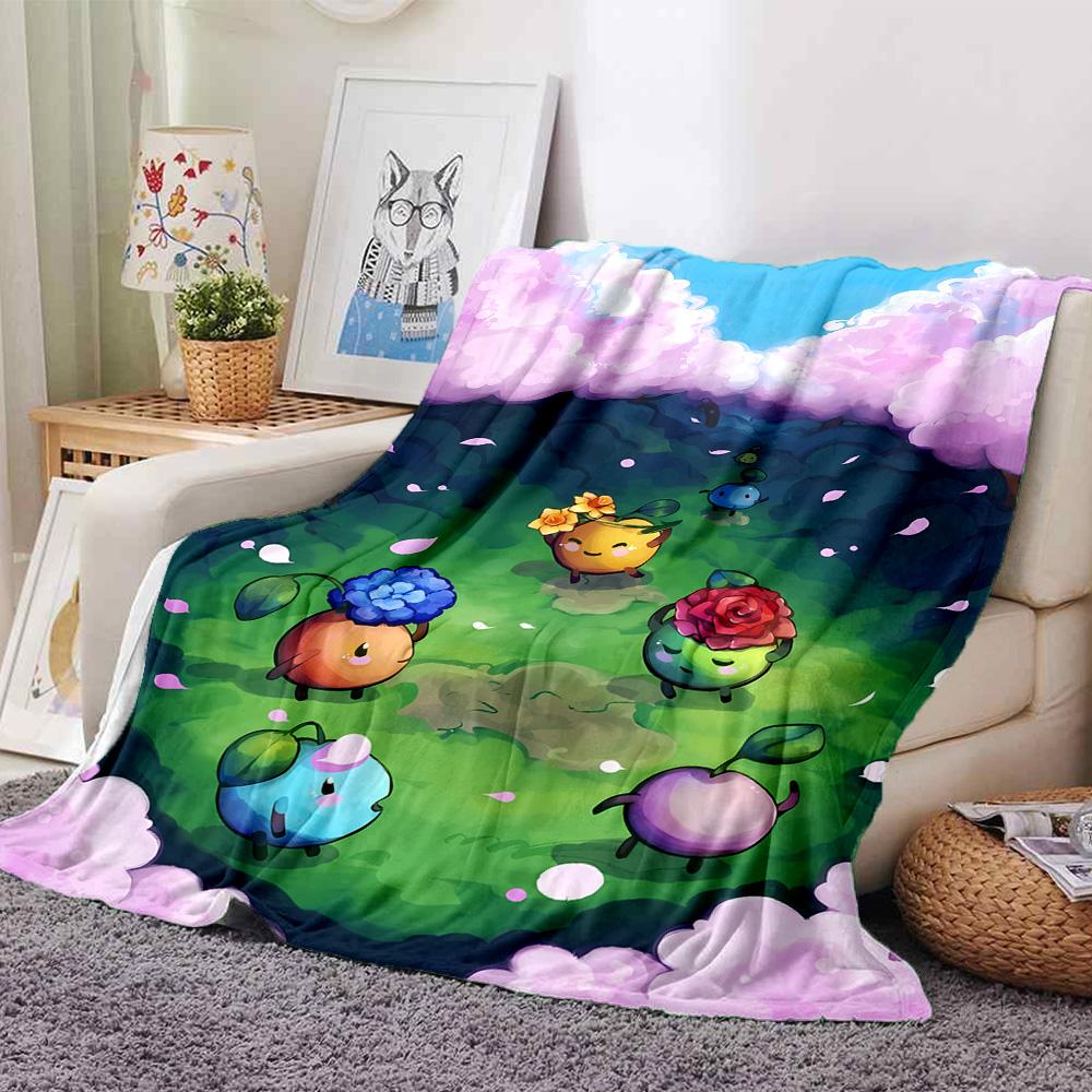 1pc Blanket - game Stardew Valley Print Design,Lightweight Blanket for Sofa,Bed- Soft &Warm,Gift for All Seasons