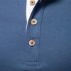 AIOPESON Мужская футболка-henley из 100% хлопка, однотонная, с длинным рукавом, на пуговицах, базовая, новая, Осень