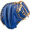 ZETT Юношеская бейсбольная перчатка кетчера Soft R Brown BJCB74512F, Воловья кожа, Синий/П (2532),