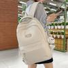 Simple Campus Casual Backpack With Lightweight Design For Travel Or Use Daily