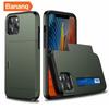 Чехол для телефона Bananq Slide с отделением для карт для iPhone 11 12 13 14 15 Pro Max Mini XS XR 8 Plus, противоударный чехол для карт