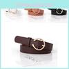 Stylish Black Pu Leather Belt For Women With Simple Elegant Design For Jeans And Casual Wear