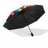 1pc Surfing Lilo & Stitch Automatic Folding Umbrella - 3 Folding Design, Vivid Cartoon Pattern, Suitable for Outdoor Activities, A Gift for