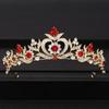 Свадебная корона для волос, украшения для волос, свадебные аксессуары для волос, женская барочная корона, стразы, хрустальные диадемы, королева невесты, праздничные короны, подарок