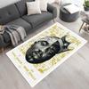 2pac Area Rug Design for Kitchen Entryway Outdoor Study room Antislip Carpet Anime Office Decor Spiritual Gift