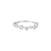 Серебряное кольцо Ania Haie с цирконами в зигзагообразной оправе R065-01H