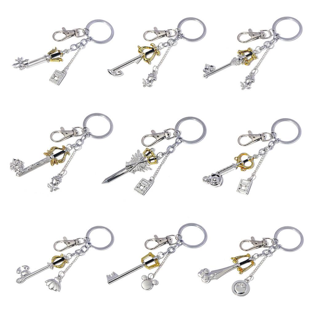Брелок Kingdom Hearts Микки с подвеской из цинкового сплава для подарка и украшения вечеринки