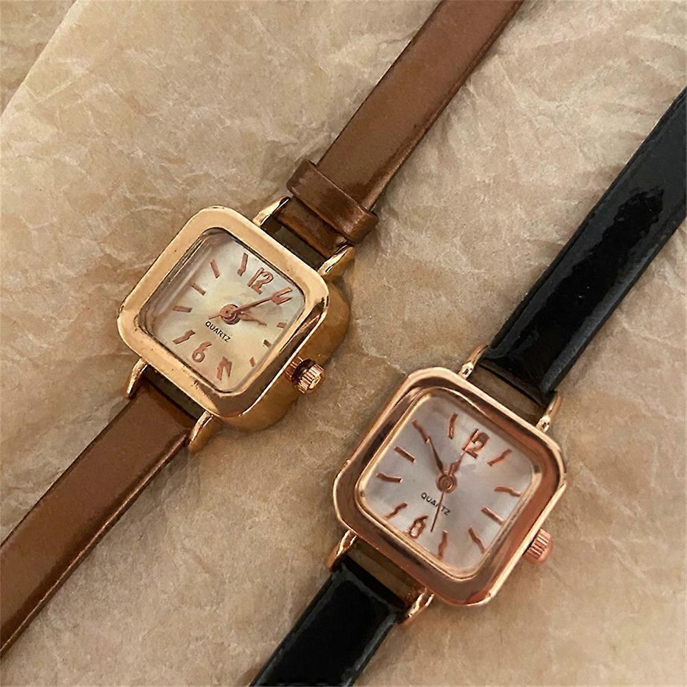Light Luxury Small Square Watch Artistic Retro Elegant Women's