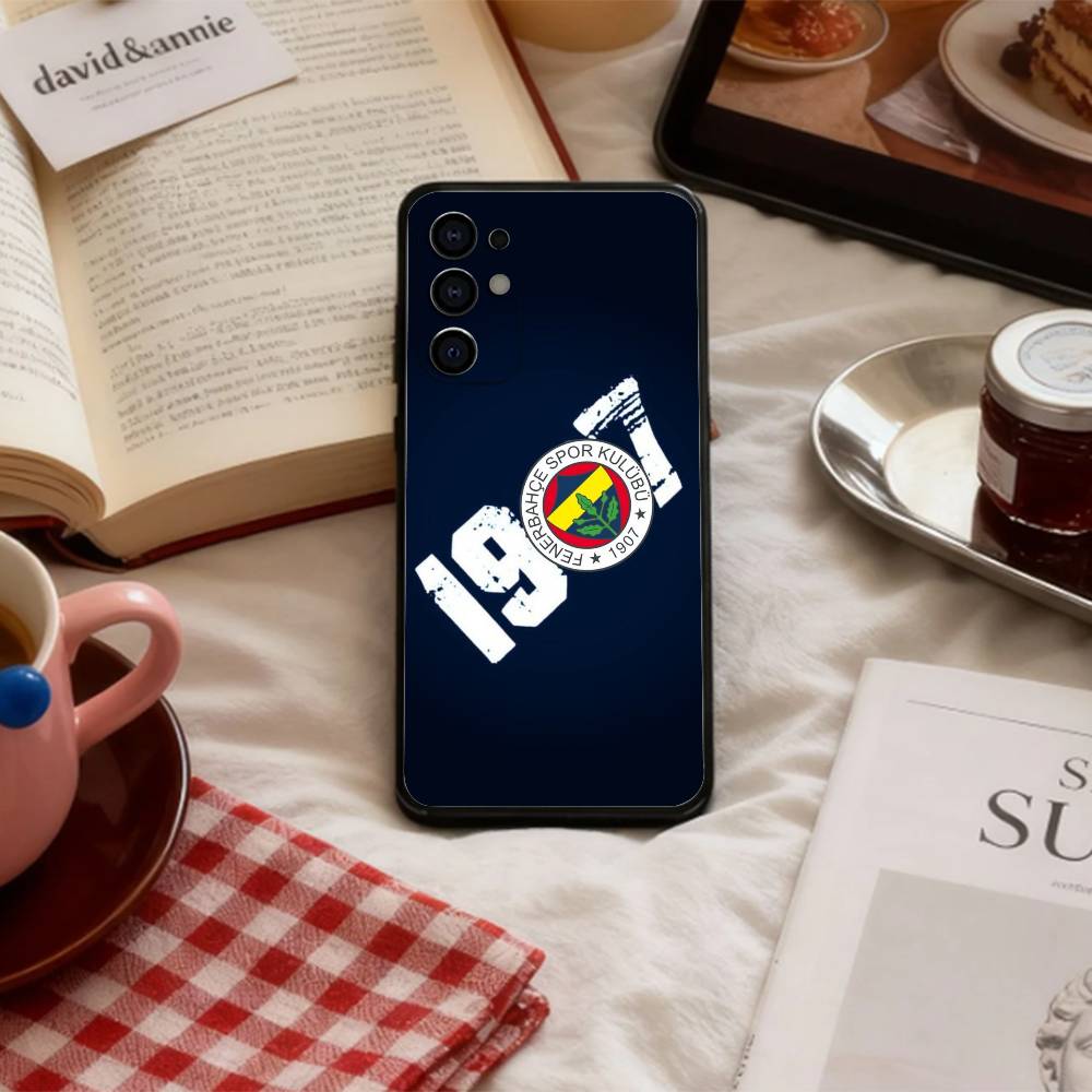 Крутой чехол для телефона с узором Т-Турция Фенербахче для Samsung S 25,24,23,22,30,21,10,9,Ultra,Plus,Lite,FE,4,5 G Мягкий черный чехол