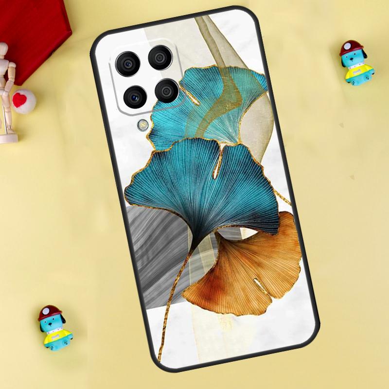 Роскошный чехол-органайзер с золотой фольгой для Samsung Galaxy M35 M55 M15 M11 M12 M13 M14 M06 M16 M36 M56 M31 M53 M32 M52 M34 M54