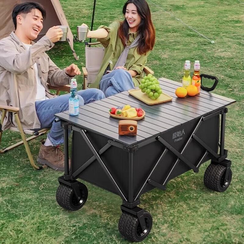 Primitive Outdoor Ultra-light Foldable Off-Road Camping Cart