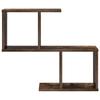 Wall Shelf Smoked Oak 60 x 12 x 50.5 cm Engineered Wood