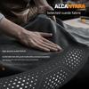 New Car Steering Wheel Cover, Ultra-Thin, Universal for All Seasons, D-Type, Breathable, Anti-Sweat, Carbon Fiber Handle Cover, Cross-Border
