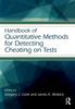 Книга Handbook of Quantitative Methods for Detecting Cheating On Tests