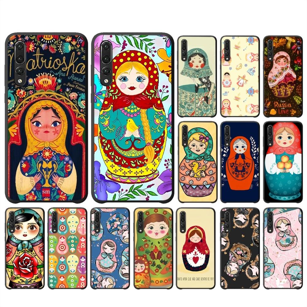 Russian Dolls Matryoshka Phone Case For Huawei P 8 9 10 20 30 40 50 Pro Lite Psmart Honor 10 Lite 70 Mate 20lite