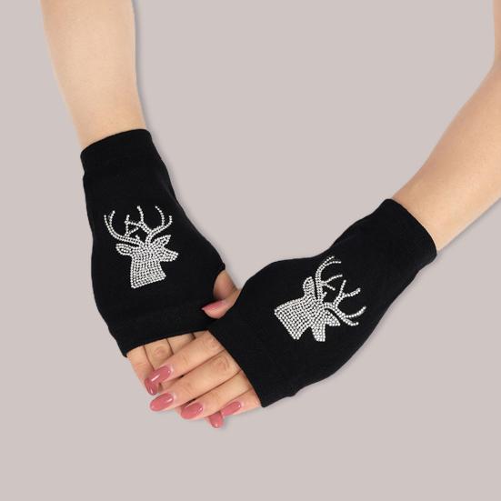 Женские перчатки, защитные перчатки для большого пальца, эластичные, осенне-зимние, для взрослых, письменные принадлежности для выступлений на сцене