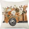 Harvest Autumn New Maple Leaf Pumpkin Pillow Case Home Bedroom Sofa Printed Cushion