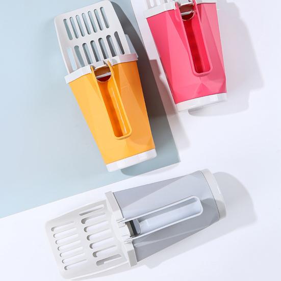 Совок для кошачьего туалета с мусорным контейнером Эргономичная ручка Лопата для кошачьего туалета Портативный совок для кошачьего туалета Сито для кошачьего туалета с дозатором отходов