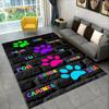 Подошва для домашних животных, 3D-коврик, большой ковер, ковер для гостиной, спальни, дивана, коврик для украшения, детский нескользящий напольный коврик
