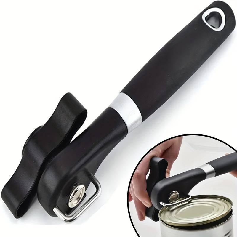 Quick & Easy Stainless Steel Can Opener - Multi-functional Kitchen Gadget That Opens Cans with Ease!