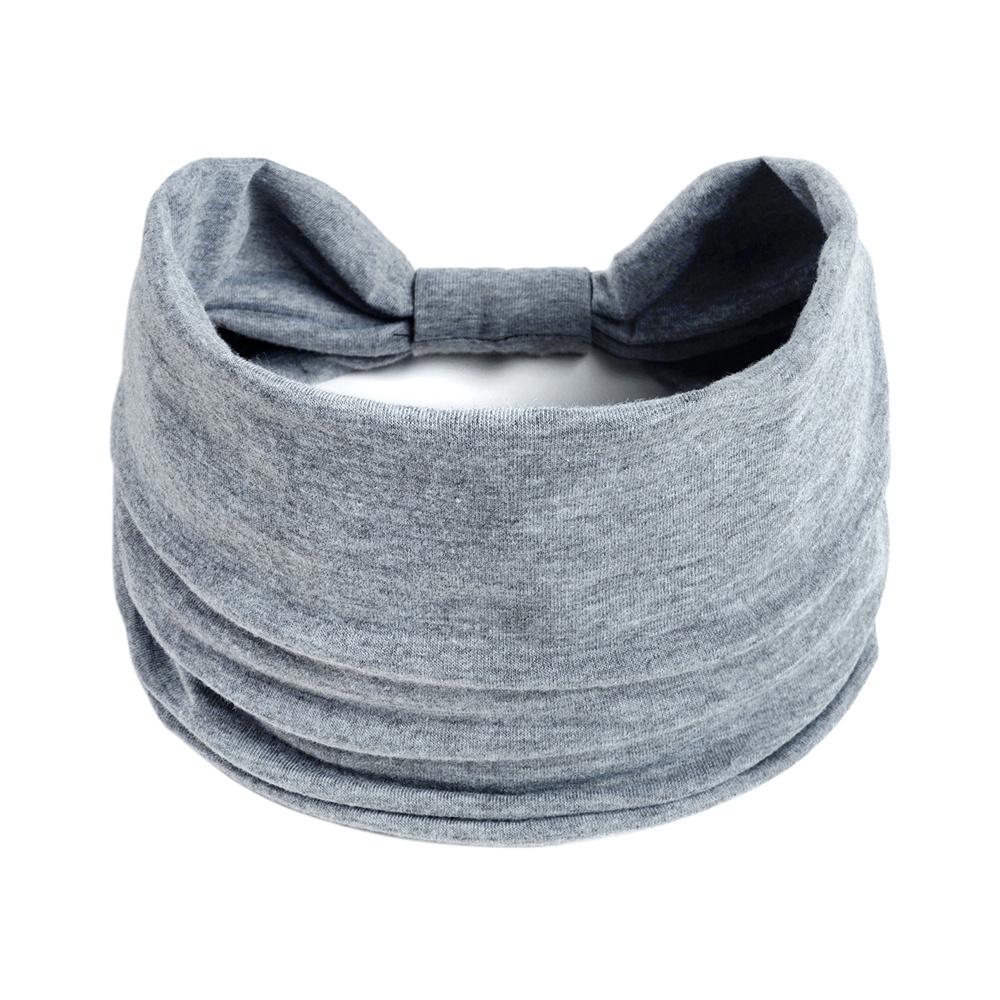 Широкие повязки на голову для женщин Стильные повязки на голову Бохо Повязки для волос Спорт Йога Тюрбан Хлопок Нескользящая бандана Аксессуары для волос