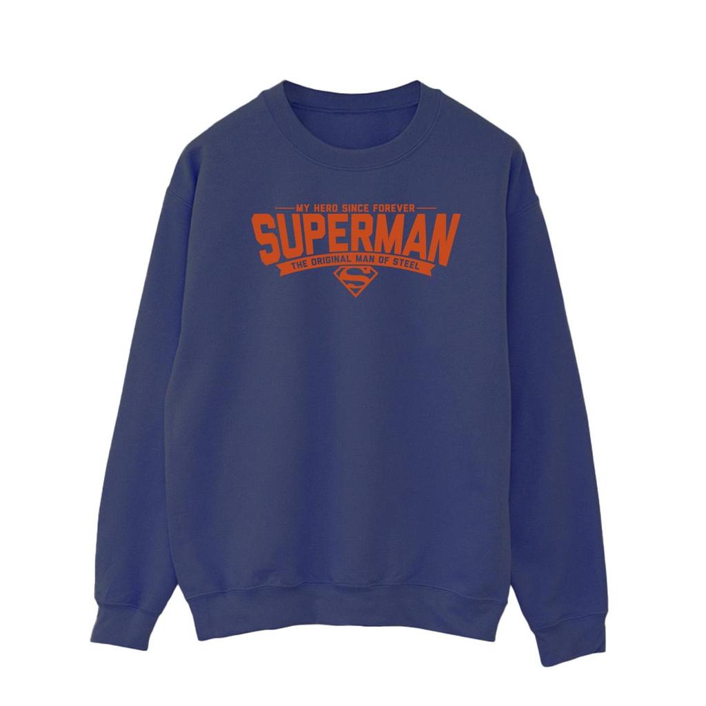 DC Comics Mens Superman Hero Dad Sweatshirt